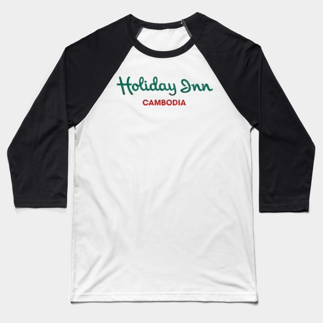 Holiday inn cambodia Baseball T-Shirt by kongtala